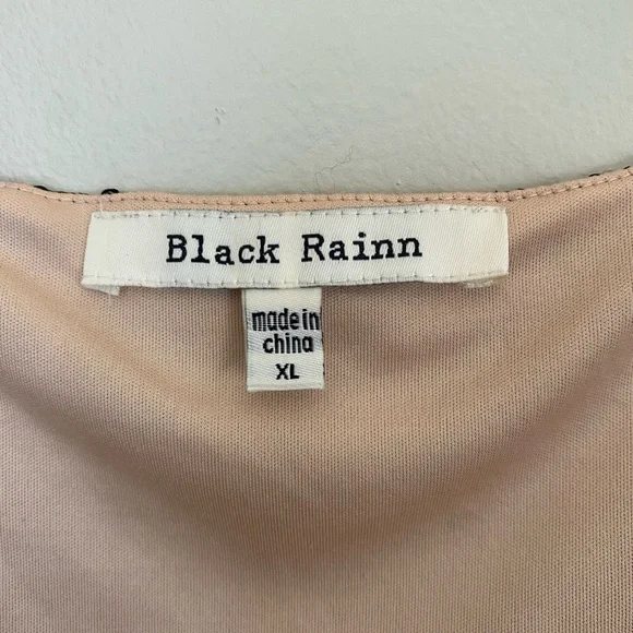 Black lace sequin top - Picture 4 of 5